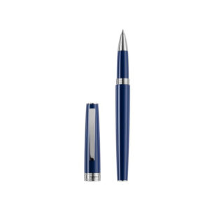 Roller Montegrappa Armonia din rasina albastru navy cu finisaj din otel inoxidabil