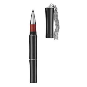 Roller Bamboo Tibaldi rich black din rasina cu ciucure de argint