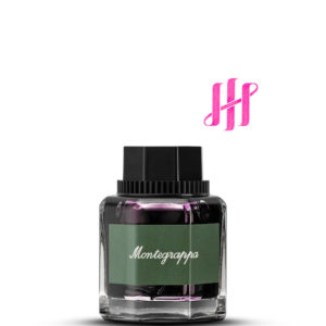 Cerneală fucsia Montegrappa în sticluță de lux, nuanță vibrantă pentru stilouri premium.