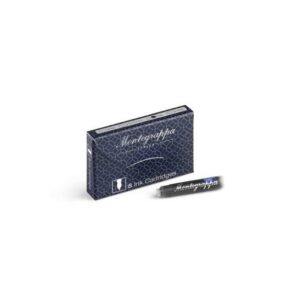 Cartușe de cerneală Montegrappa pentru stilouri – set de 8 cartușe compatibile.