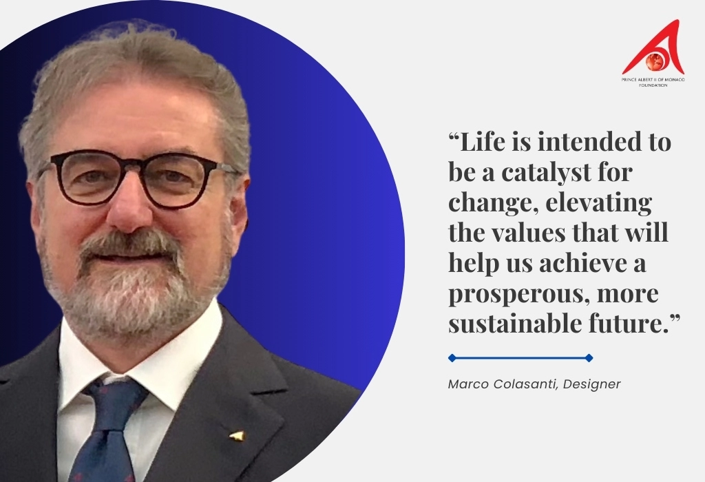 Portret Marco Colasanti, designer, mesaj despre valori, schimbare și sustenabilitate, asociat colecției LIFE.